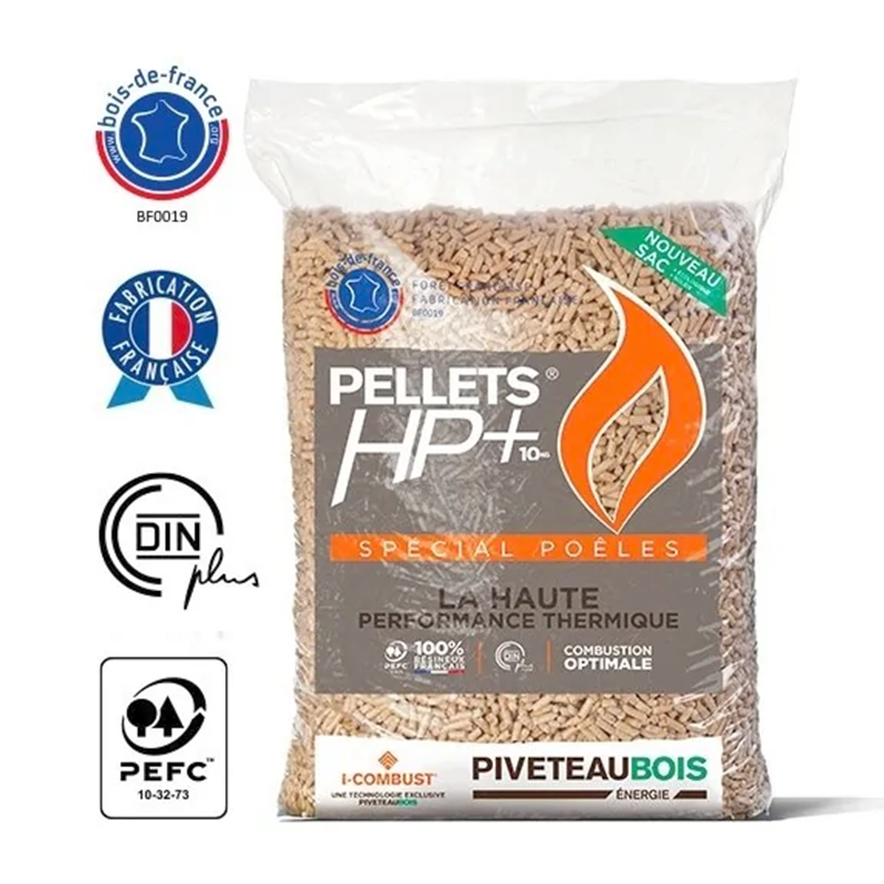Piveteau HP+ Pellets di legno – 72 sacchi da 15 kg