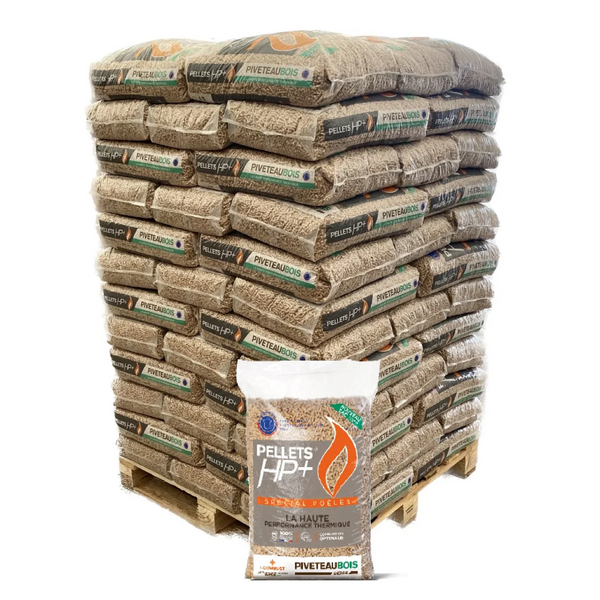Pellet di legno HP+ Wood Piveteau – 72 sacchi da 15 kg